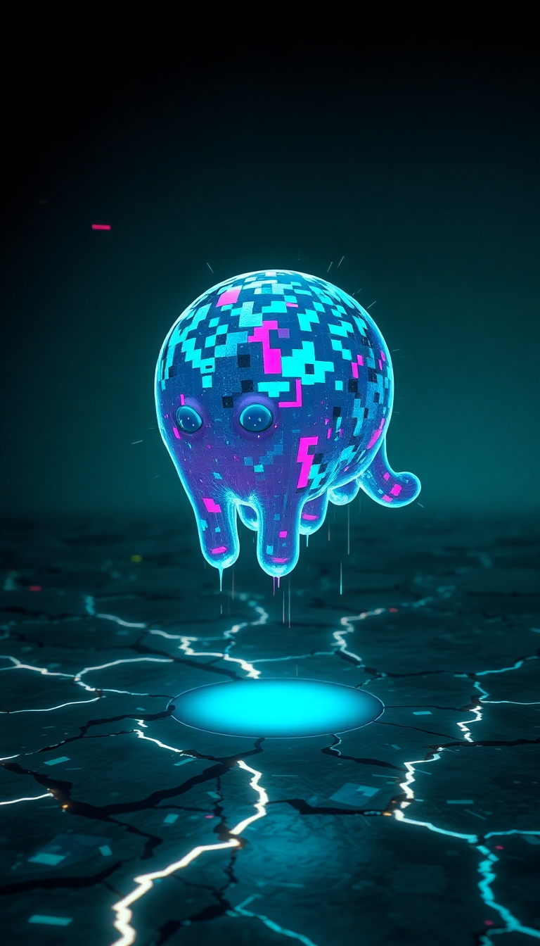 Pao mise en page internet vidéo illustration 3d serveur IA générative AI freelance paris studio de création magazines 004